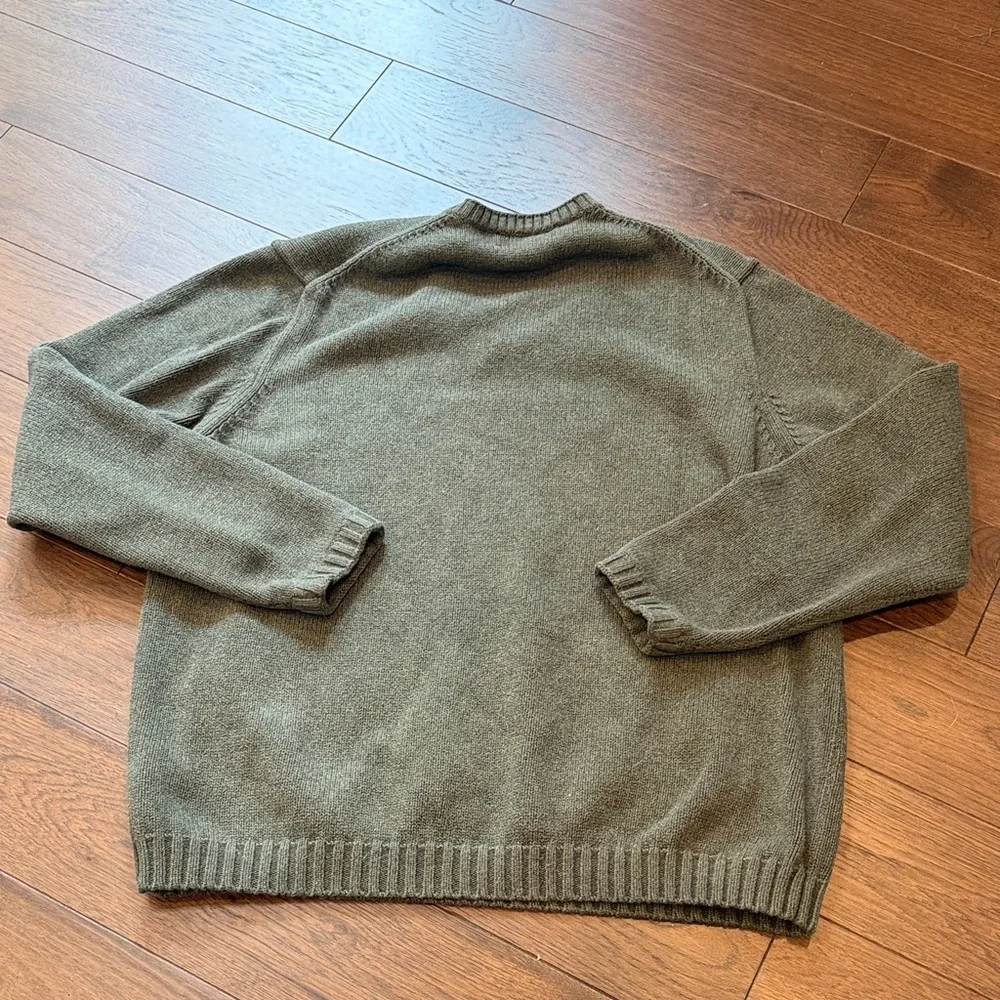 J. Crew Vintage J.Crew '90s cotton V-neck sweater Size XL C27-016 - Picture 8 of 8